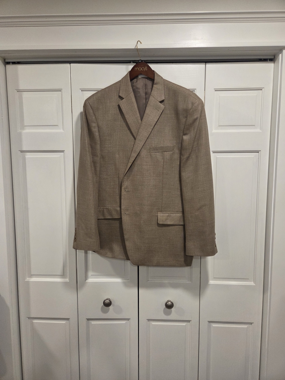 Ralph Lauren Tan Single-Breasted Sport Coat